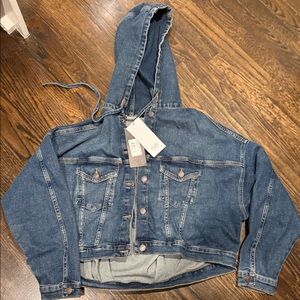 Ruti Blue Denim Hooded Jacket